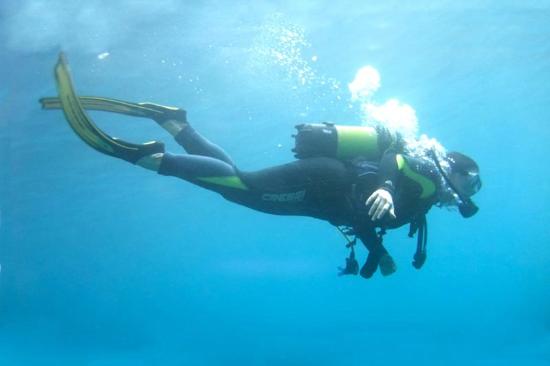 Diver discovers bomb offshore