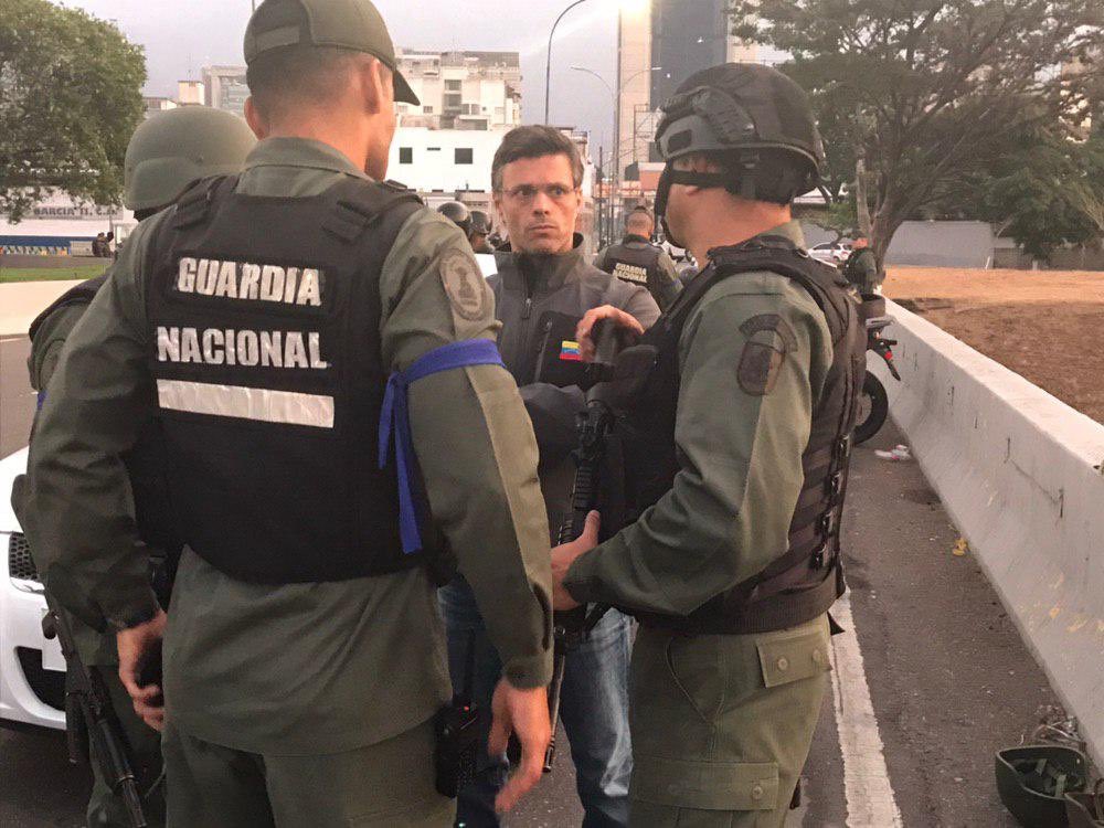 Venezuelan opposition leader Leopoldo López confirmed to be residing in Spanish embassy