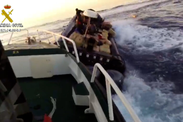 Six arrested after boat intercepted with over 2 tonnes of hashish on board