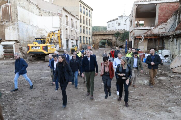 King and Queen of Spain Visit Affected Communities